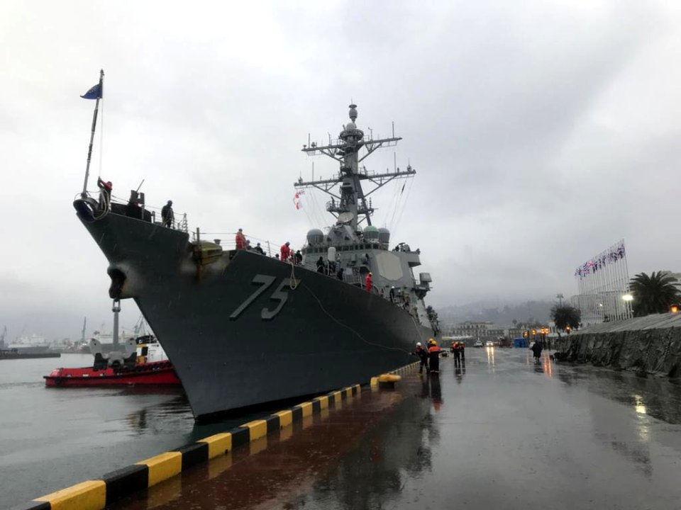 USS Donald Cook (DDG 75) in Batumi in 2021