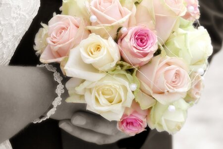 Bridal bouquet love romance photo