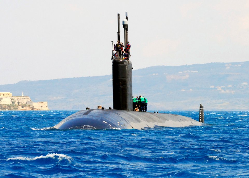 US Navy 070522-N-0780F-002 Los Angeles-class attack submarine USS San Juan (SSN 751) arrives for a routine port visit
