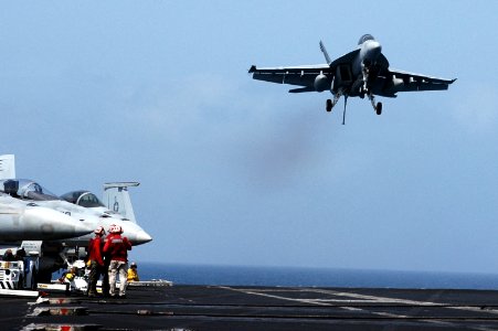 US Navy 070518-N-0890S-006 An F-A-18F Super Hornet, assigned to the