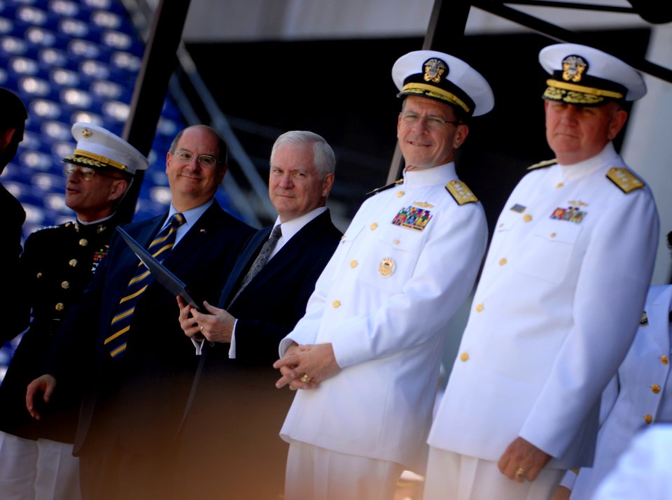 US Navy 070525-N-0696M-276 Official party for the 2007 U.S. Naval Academy Graduation