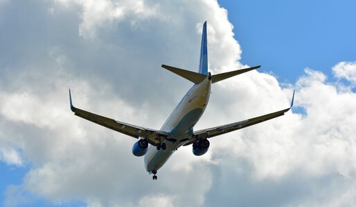 Passenger transport aviation sky