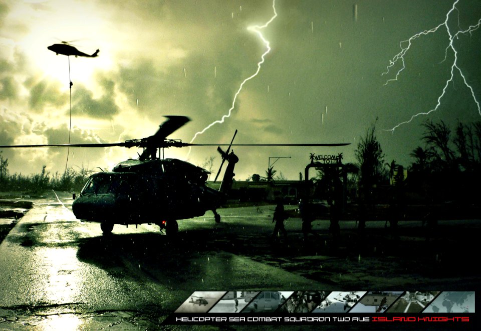 US Navy 070529-N-8134A-003 Photo Illustration of Helicopter Sea Combat Squadron (HSC) 25 operations