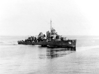 USS De Haven (DD-469) off Savo Island, January 1943