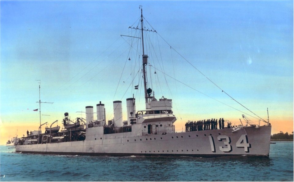 USS Crowninshield (DD-134) 1939-1940