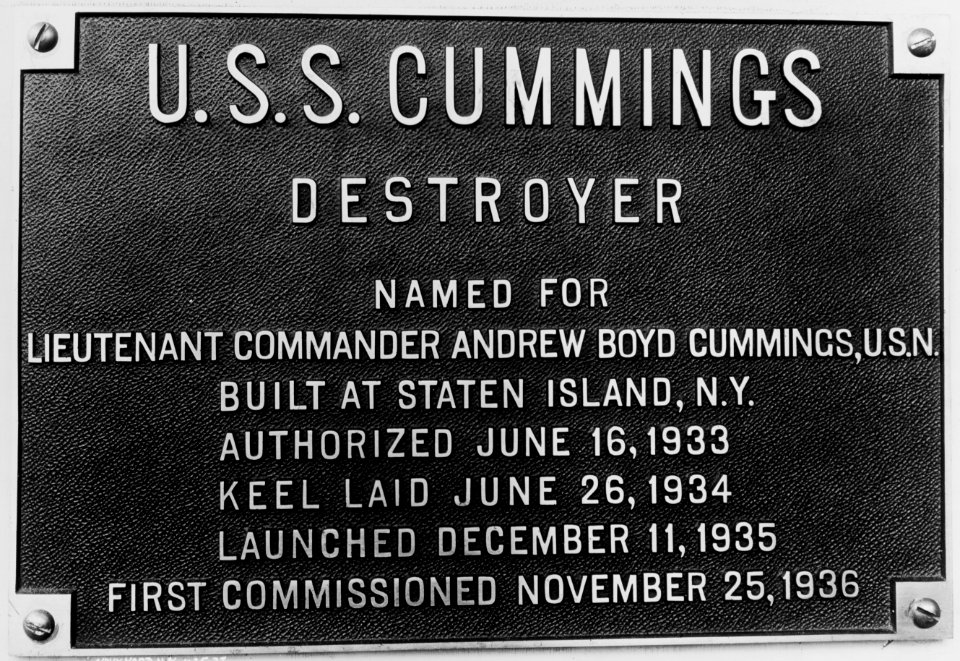 USS Cummings - 19-N-16356