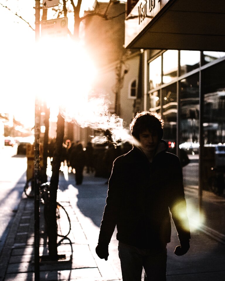 Urban city sun