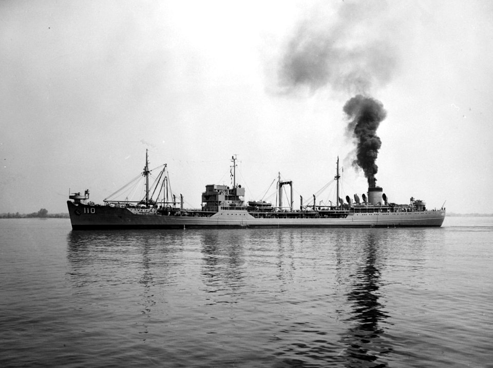USS Conecuh (AOR-110) in the mid-1950s