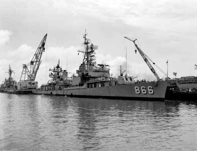 USS Cone (DD-866) in port in June 1966