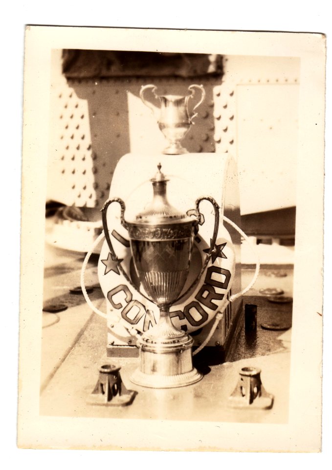 USS CONCORD CL-10 TROPHIES