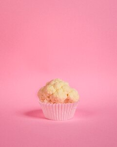 Delicious bake pink food