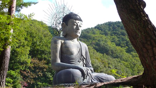 Statue buddha oriental culture