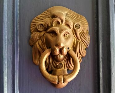 Knocker old handle photo