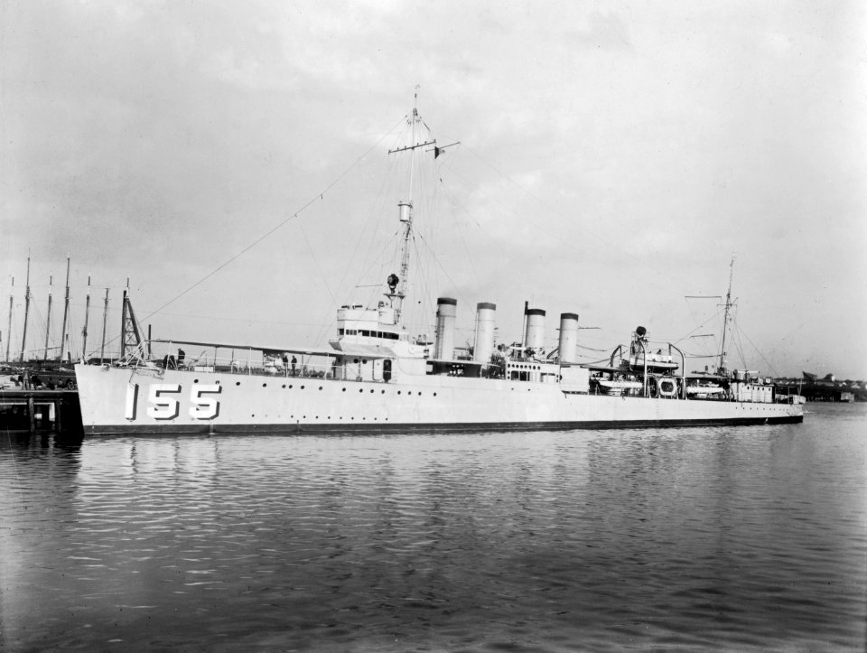 USS Cole (DD-155) at Tampa on 10 November 1931 (NH 90497)