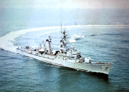 USS Claude V. Ricketts (DDG-5) underway c1964