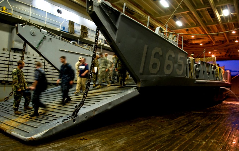 USS Cleveland returns from Civic Action projects in Papua New Guinea 110523-N-KB563-268