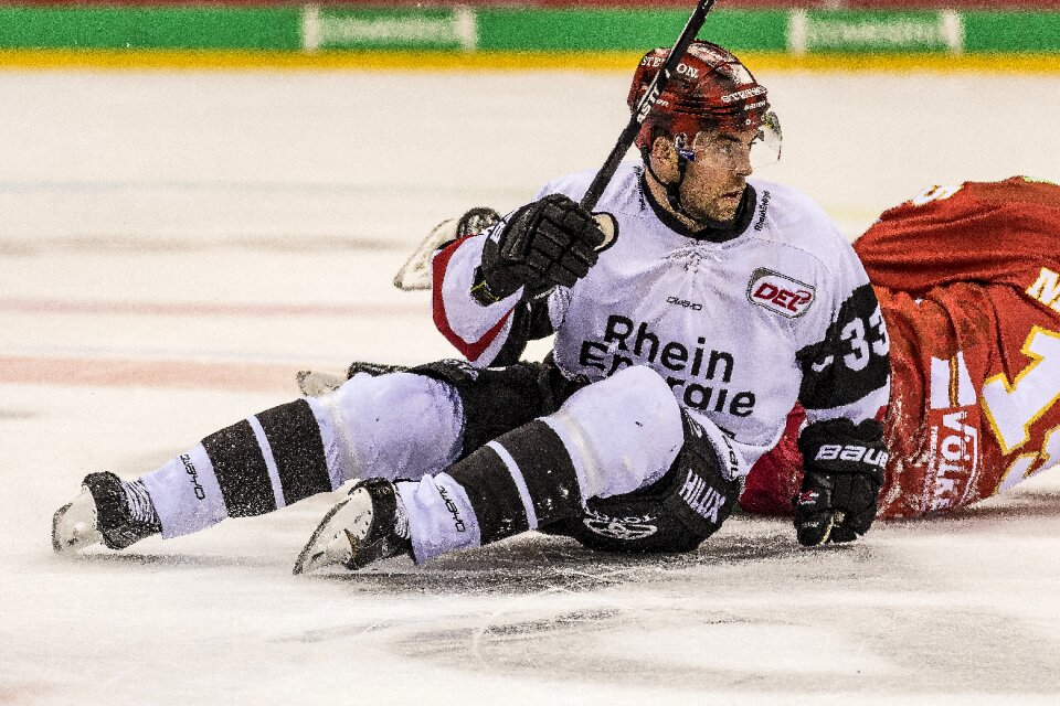 Skates hockey player winter sports