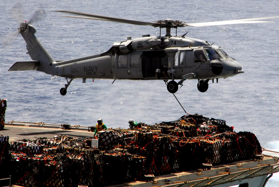US Navy 070718-N-9760Z-002 An MH-60S Seahawk, assigned to the