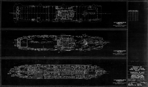 USS Charger (CVE-30), Booklet of General Plans - Bridge, Main and Second Decks, 1942 (167816571)