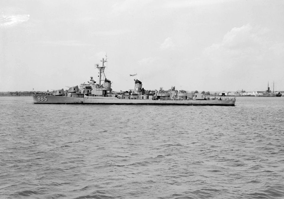 USS Charles R. Ware (DD-865) in the early 1950s
