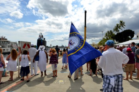 USS Charlotte Returns from Deployment (Image 1 of 6) 160513-N-LY160-264