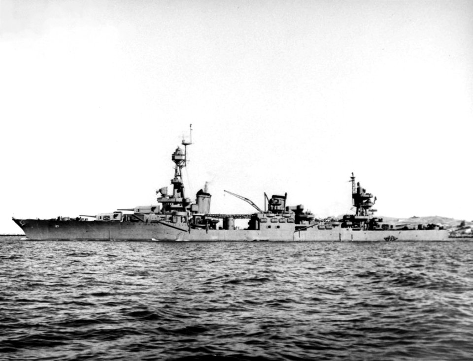 USS Chester (CA-27) Oct 1943
