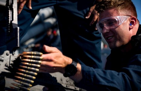 USS Carney Underway in Mediterranean Sea (42011875610)