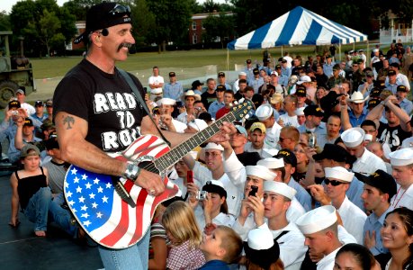 US Navy 070722-N-8848T-218 Country music star Aaron Tippin performs his hit, photo