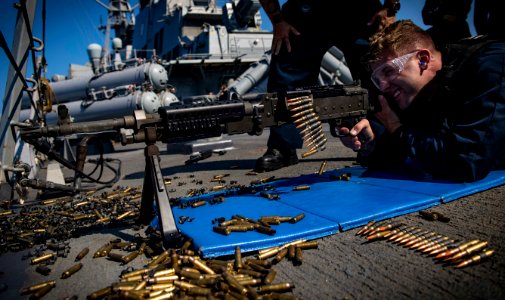 USS Carney Underway in Mediterranean Sea (43820498251)