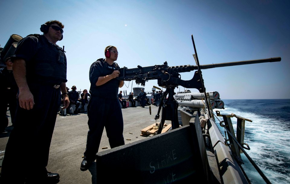 USS Carney Underway in Mediterranean Sea (43820500561)