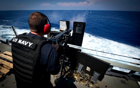USS Carney Underway in Mediterranean Sea (43820500171)