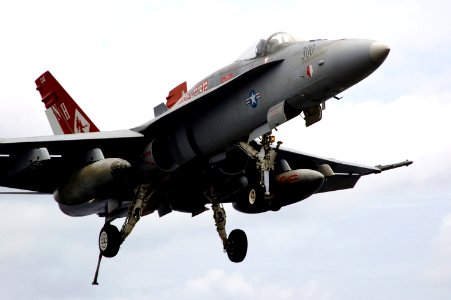 US Navy 070802-N-8119R-129 An F-A-18A Hornet, assigned to the