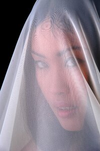 Portrait face mysterious
