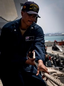 USS Carney Arrives in Haifa, Israel (43878349411)