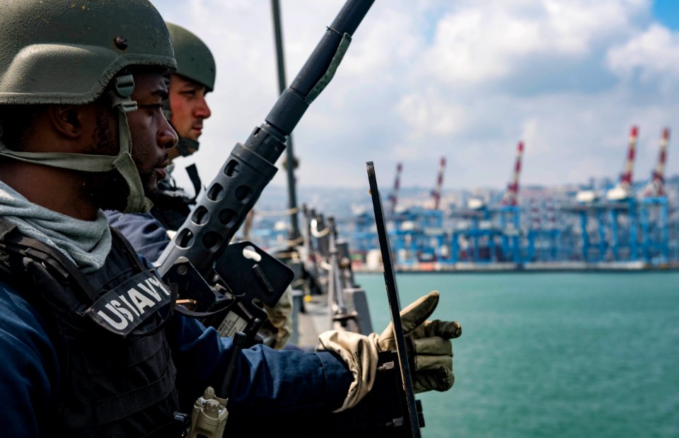 USS Carney Arrives in Haifa, Israel (43878351151)