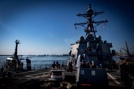 USS Carney Arrives in Constanta, Romania (43999341522)