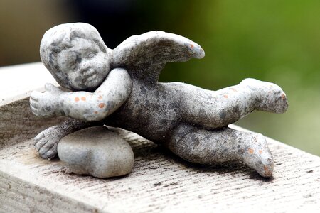 Guardian angel sculpture symbol