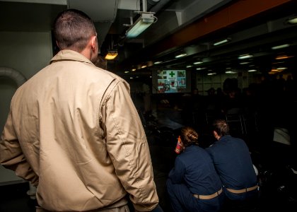 USS Carl Vinson zone inspection 150113-N-WD464-004