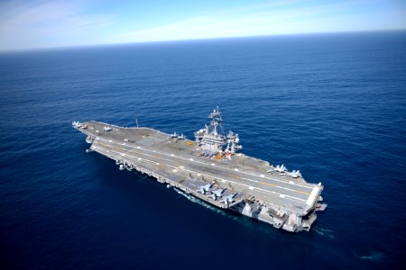 USS Carl Vinson underway in the Pacific. (8497227711)