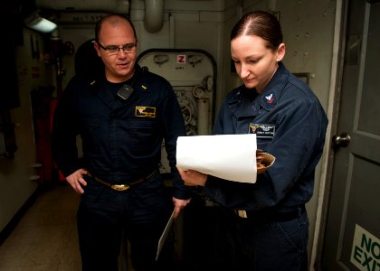 USS Carl Vinson zone inspection 150113-N-WD464-030