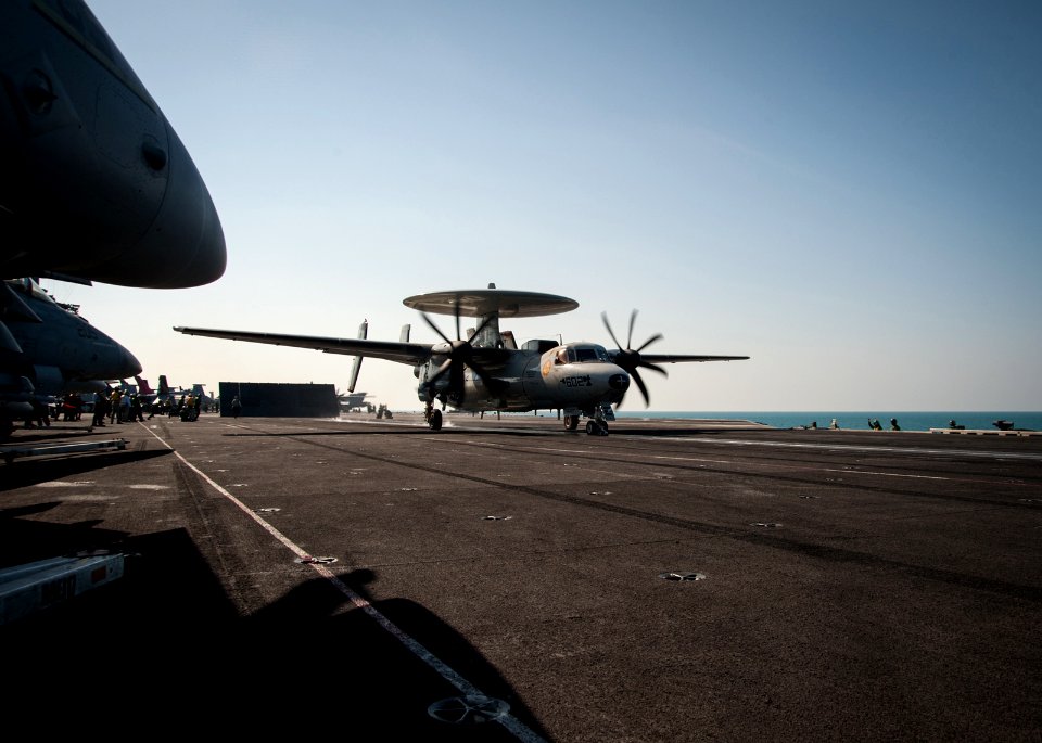 USS Carl Vinson supports maritime security operations, strike operations in Iraq and Syria 141127-N-WD464-044