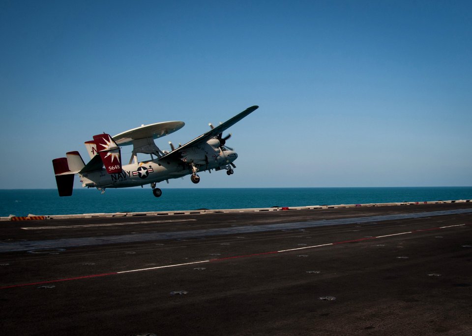 USS Carl Vinson supports maritime security operations, strike operations in Iraq and Syria 141127-N-WD464-066
