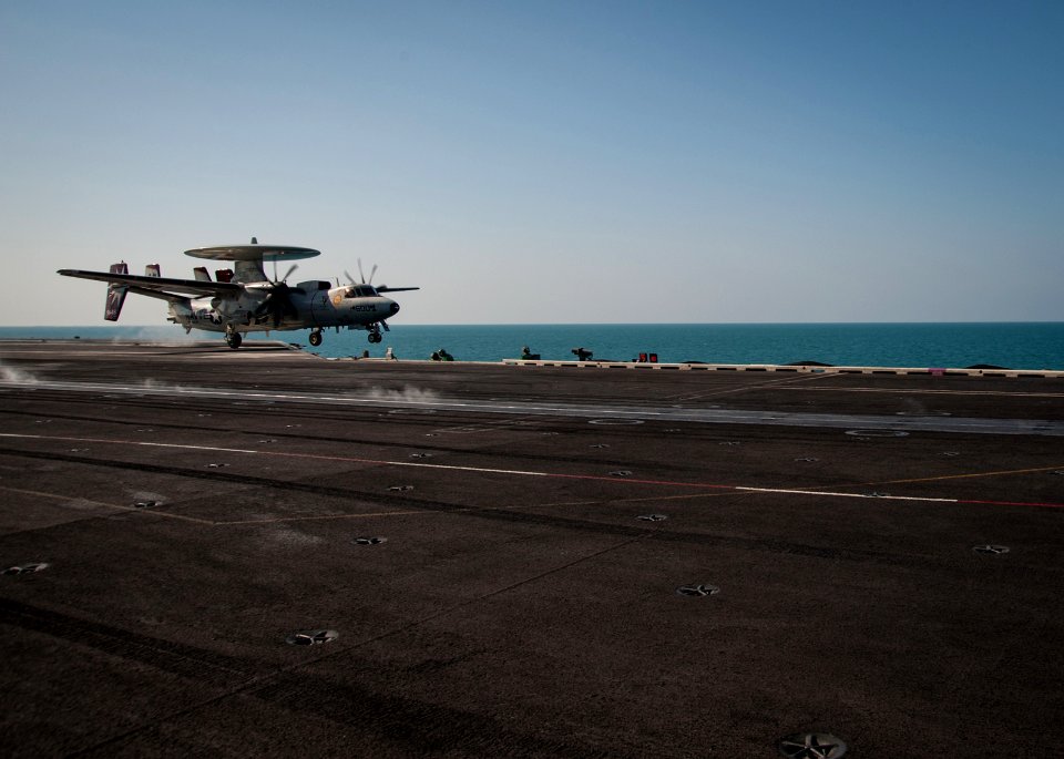 USS Carl Vinson supports maritime security operations, strike operations in Iraq and Syria 141127-N-WD464-060