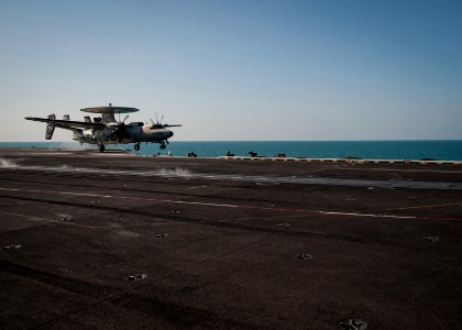USS Carl Vinson supports maritime security operations, strike operations in Iraq and Syria 141127-N-WD464-060