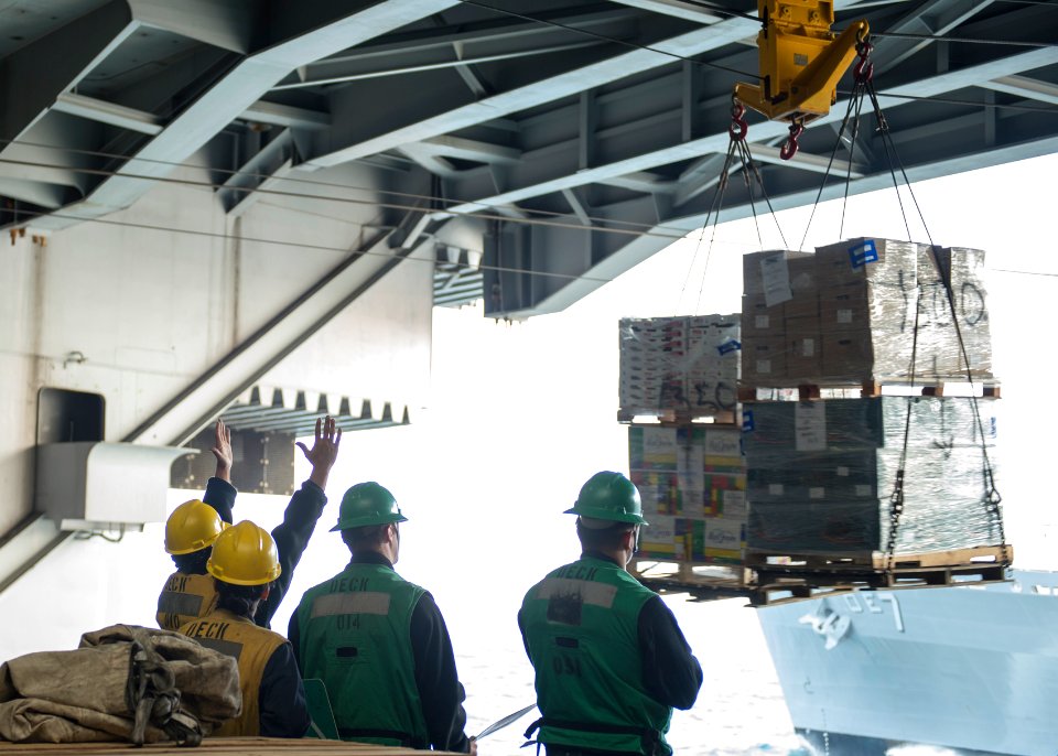 USS Carl Vinson replenishment 150304-N-KB426-076