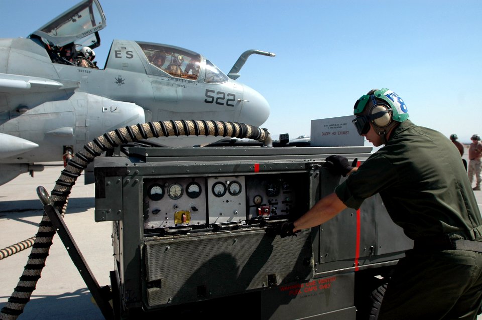 US Navy 070821-F-6489S-008 Aviation Machinist's Mate Airman Justin Derusha, from Naval Air Station Whidbey Island, Wash