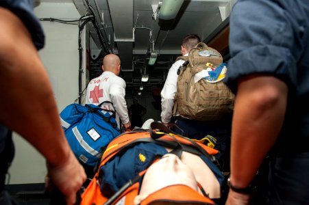 USS Carl Vinson active shooter drill 141030-N-HD510-057