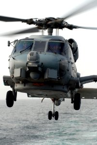 US Navy 070909-N-0841E-034 An SH-60B Seahawk, assigned to the