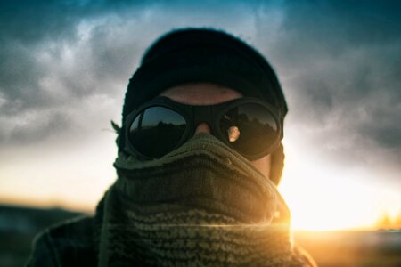 Sunglasses sunset sunlight