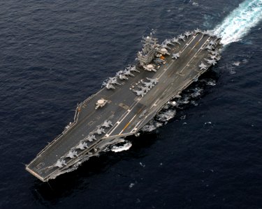 US Navy 070920-N-0535P-057 Nimitz-class aircraft carrier USS Harry S. Truman (CVN 75) transits through the Atlantic Ocean